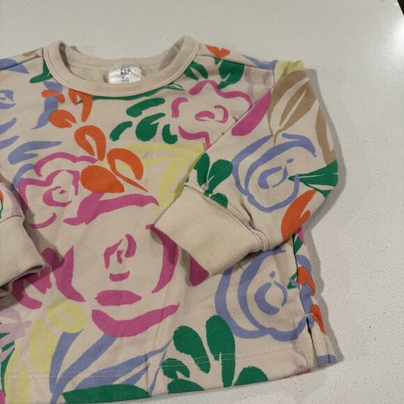 Baby Gap Baby Girl 18-24M Colorful Floral Sweater - Picture 5 of 5